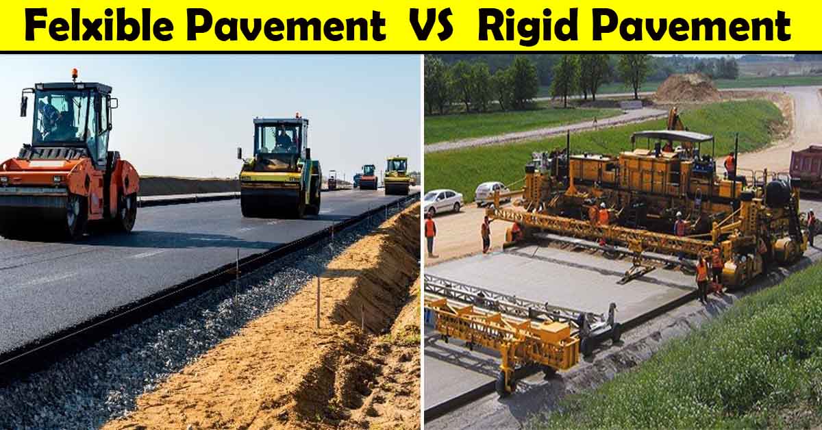 Difference Between Flexible And Rigid Pavement Types Of Pavement