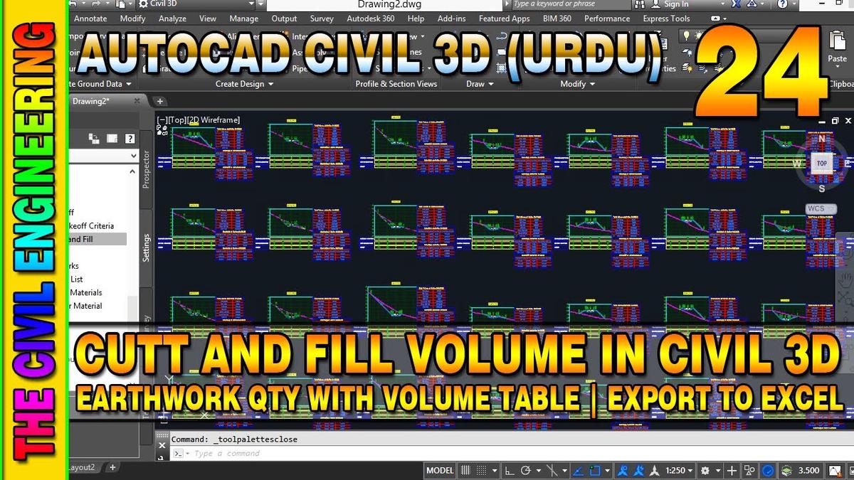 How to Calculate Cut and Fill Volume in Civil 3D for Road Earthwork