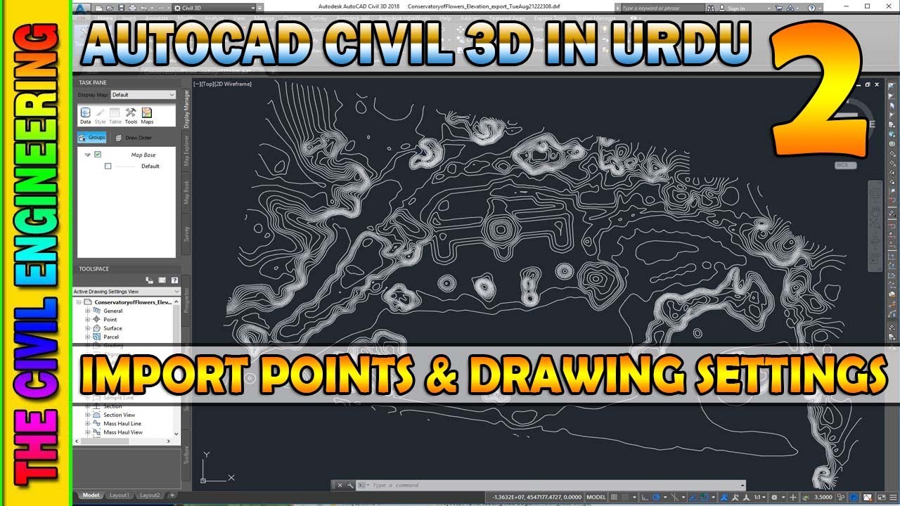How To Import Points Into Civil 3D Autocad Space