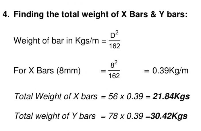 Bar Bending Schedule of Staircase With Single Reinforcement Detail