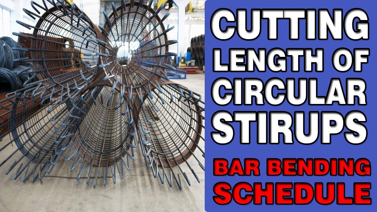 How To Find Out The Cutting Length Of Main Bars & Circular Rings of Pile