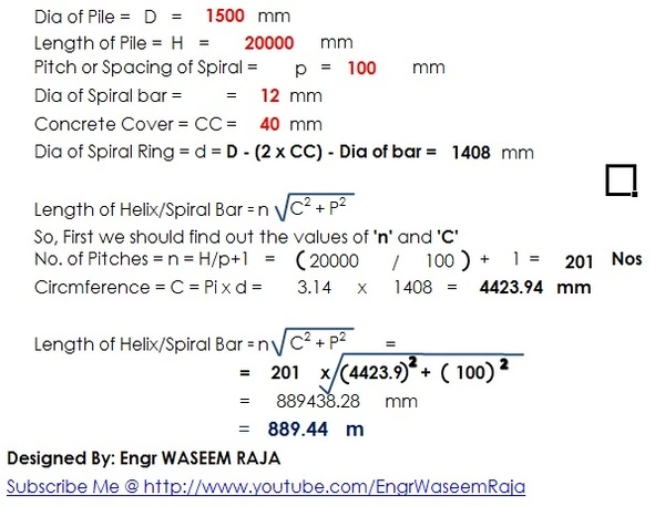 How to Calculate the Cutting Length of Spiral Bar or Helix Bar | BBS