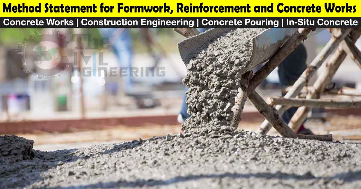 Method Statement For Formwork, Reinforcement And Concrete Works