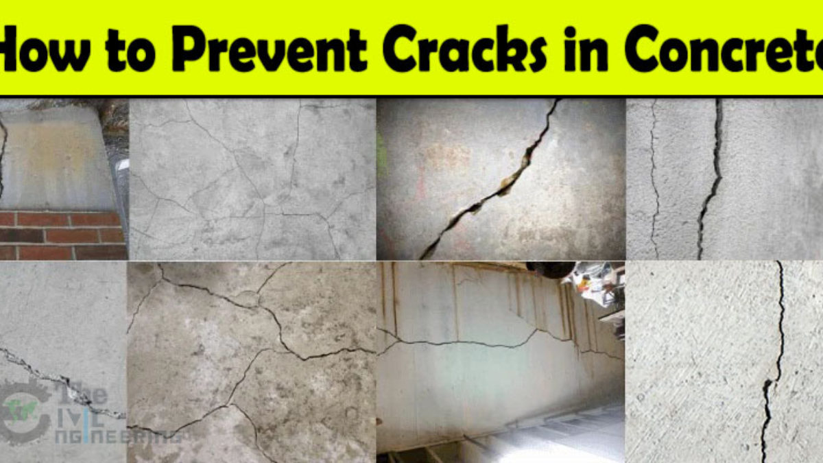 How To Prevent Cracks In Concrete Types Of Concrete Cracks