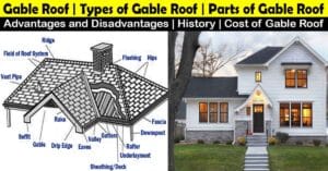 Gable Roof | Types Of Gable Roof | Parts Advantages & Disadvantages