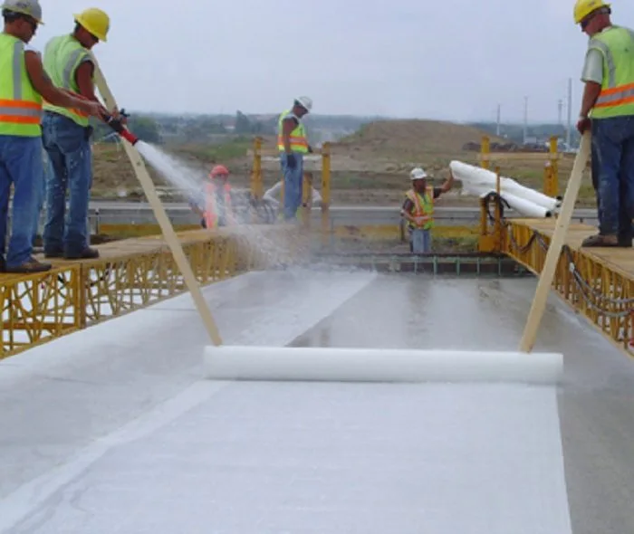 of water, the concrete surface, water curing, the hydration, this method, the water, moisture from the concrete, of moisture from the, cold weather, such as, the concrete surface, to prevent, evaporation of moisture from, be used, will be, the loss of, for curing, cure time for concrete